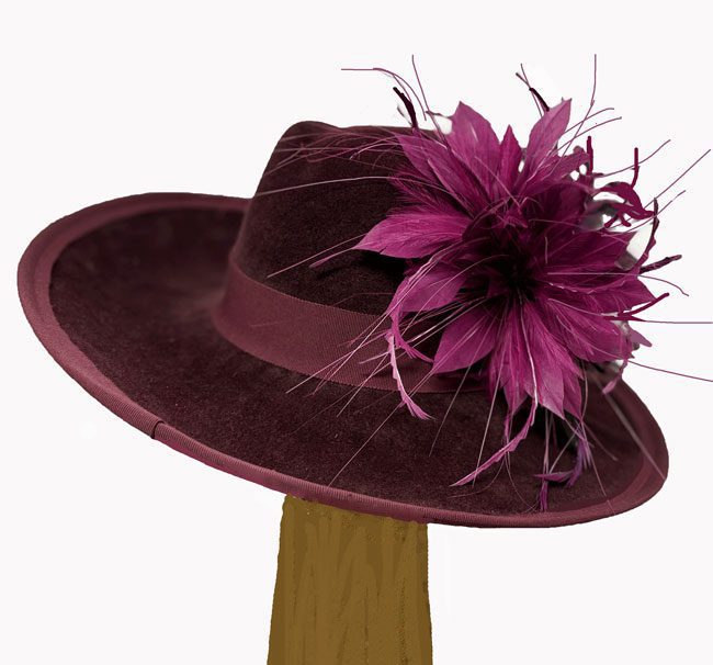 Bette Blackcherry Wool - Image 2
