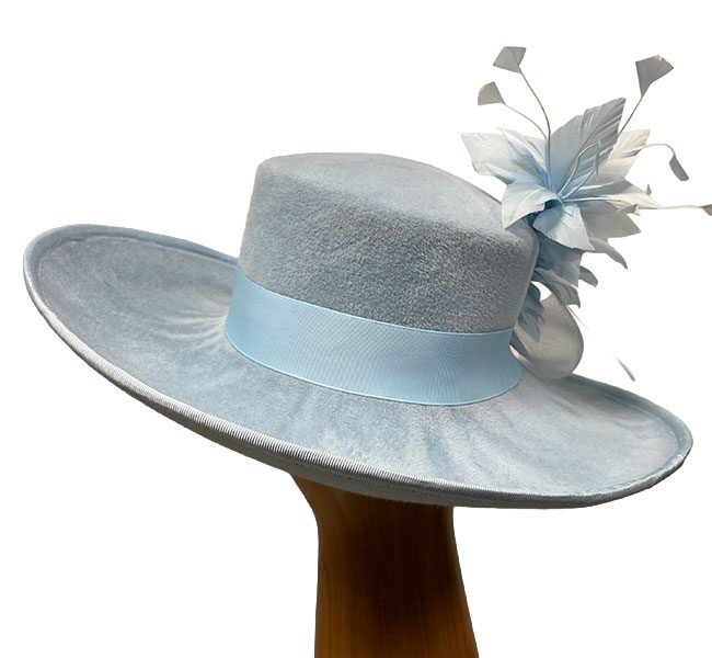 Jocelyn light blue wool - Image 2