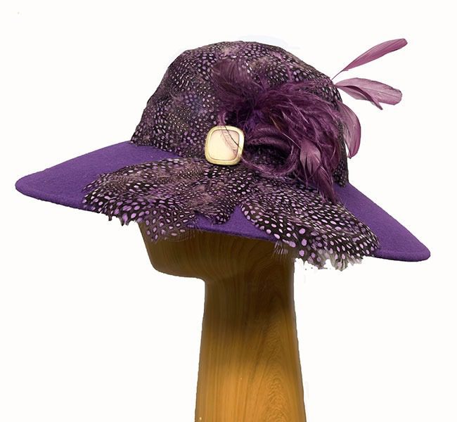 Phyllis purple guinea wool - Image 2